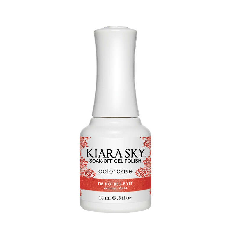 KIARA SKY – GEL POLISH - G424 I'M NOT RED-E YET